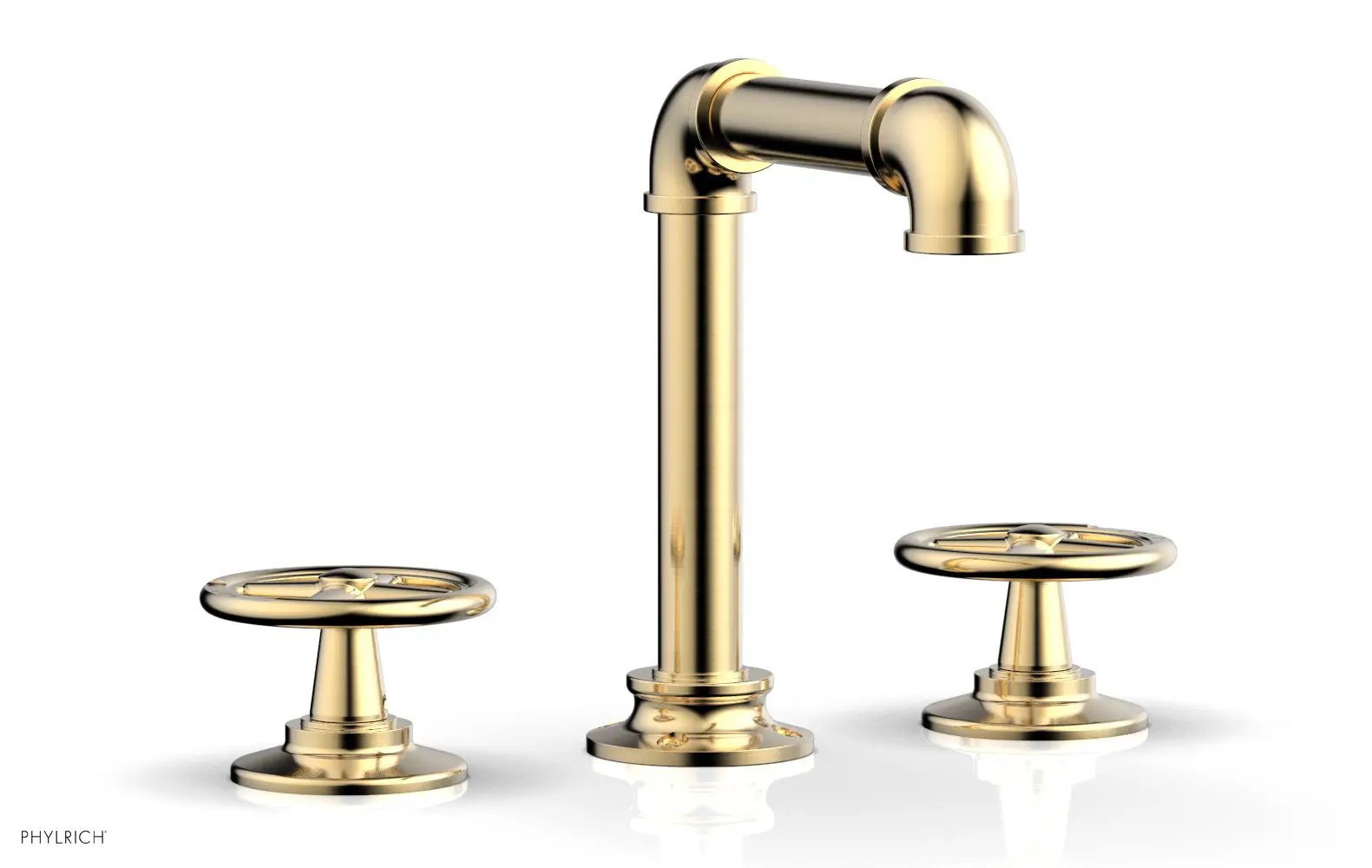 Phylrich WORKS 2 Widespread Faucet - High Spout by Phylrich