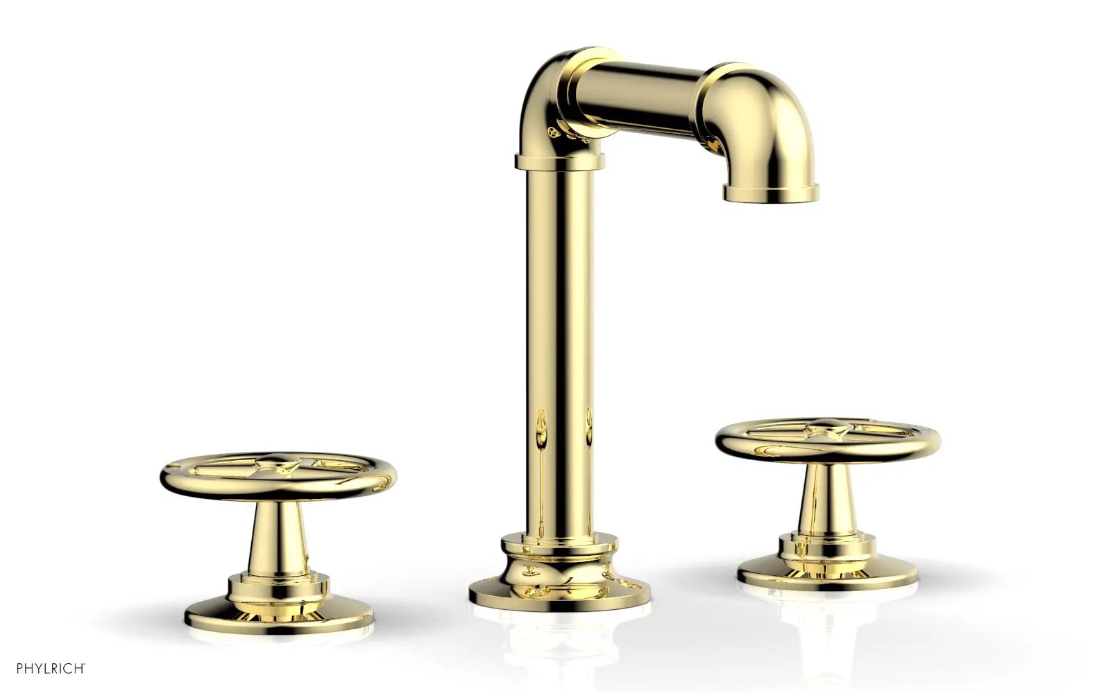 Phylrich WORKS 2 Widespread Faucet - High Spout by Phylrich