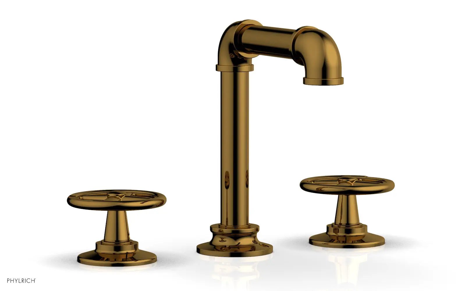Phylrich WORKS 2 Widespread Faucet - High Spout by Phylrich