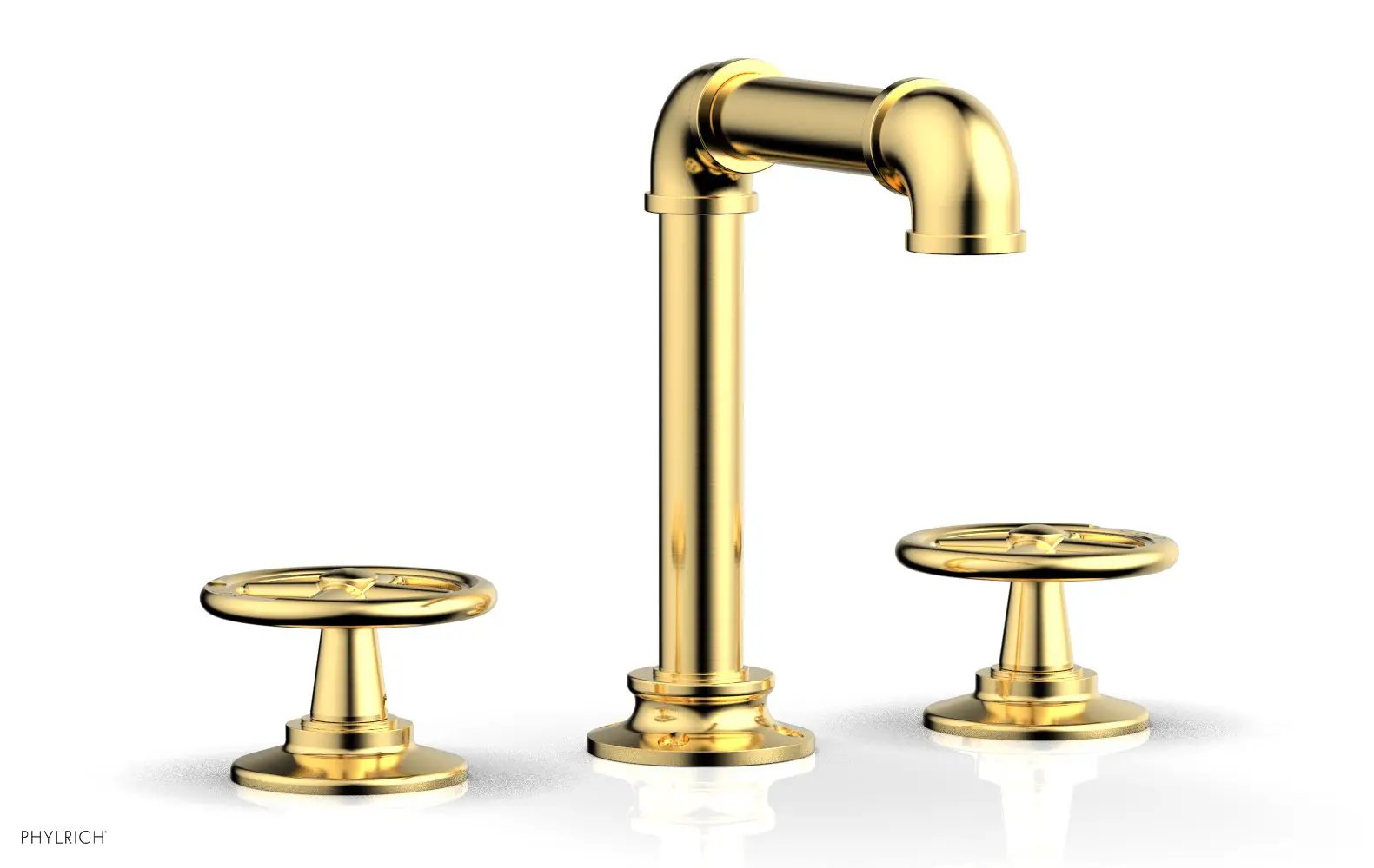 Phylrich WORKS 2 Widespread Faucet - High Spout by Phylrich