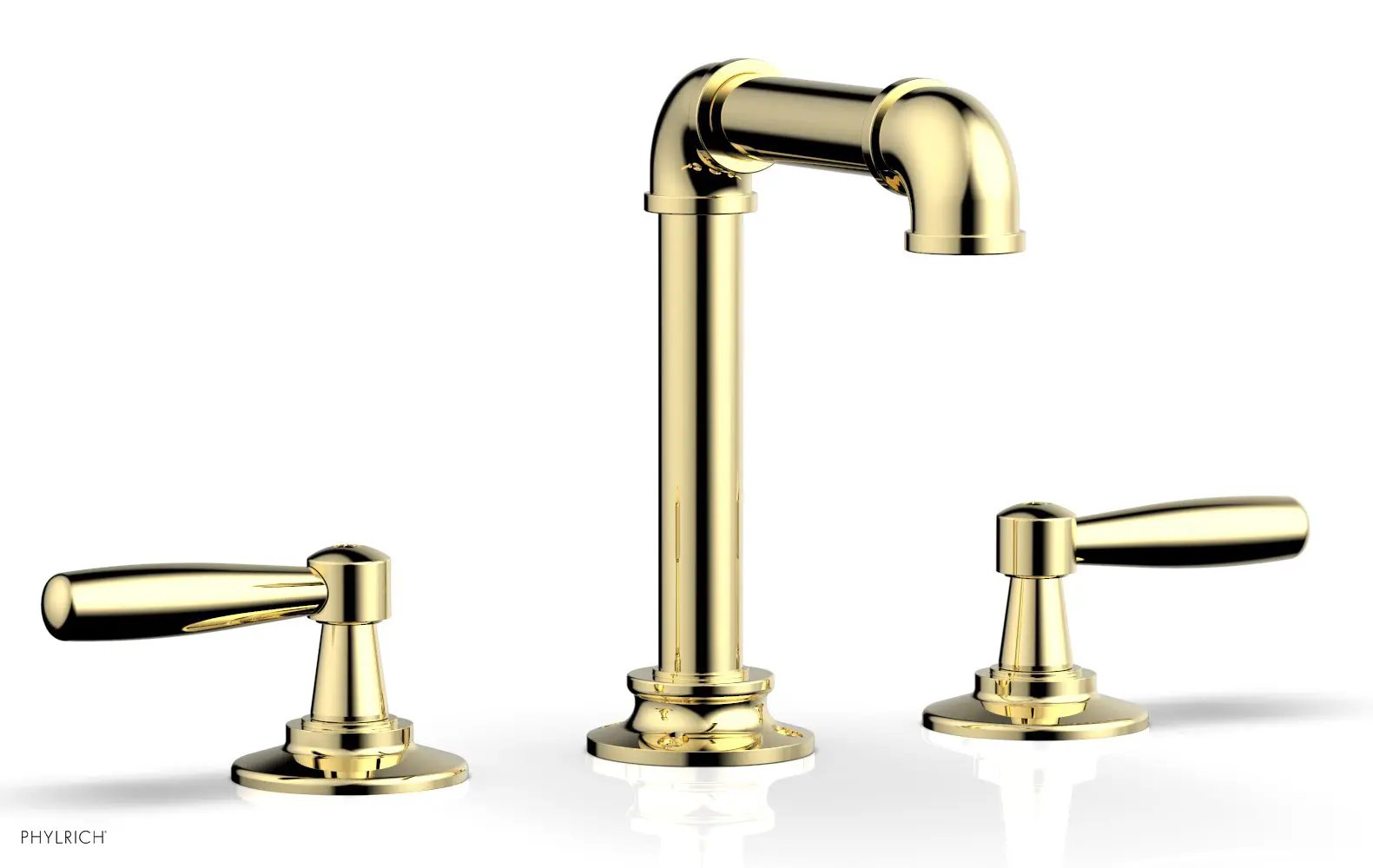 Phylrich WORKS 2 Widespread Faucet - High Spout by Phylrich
