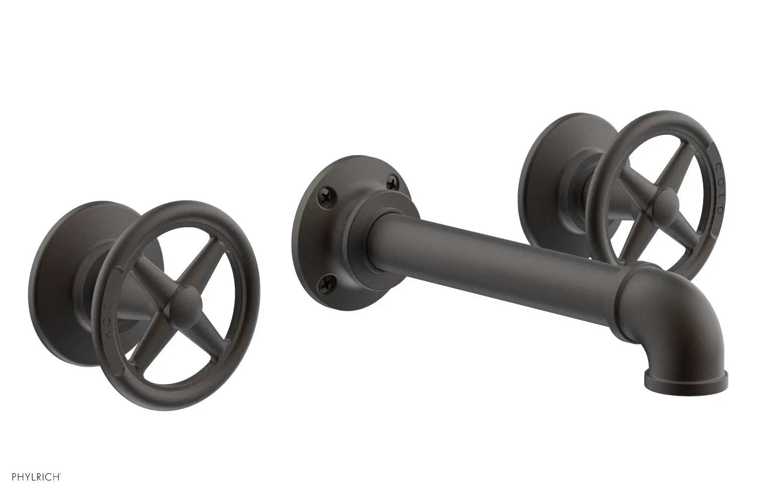 Phylrich WORKS 2 Wall Lavatory Set - Cross Handles by Phylrich