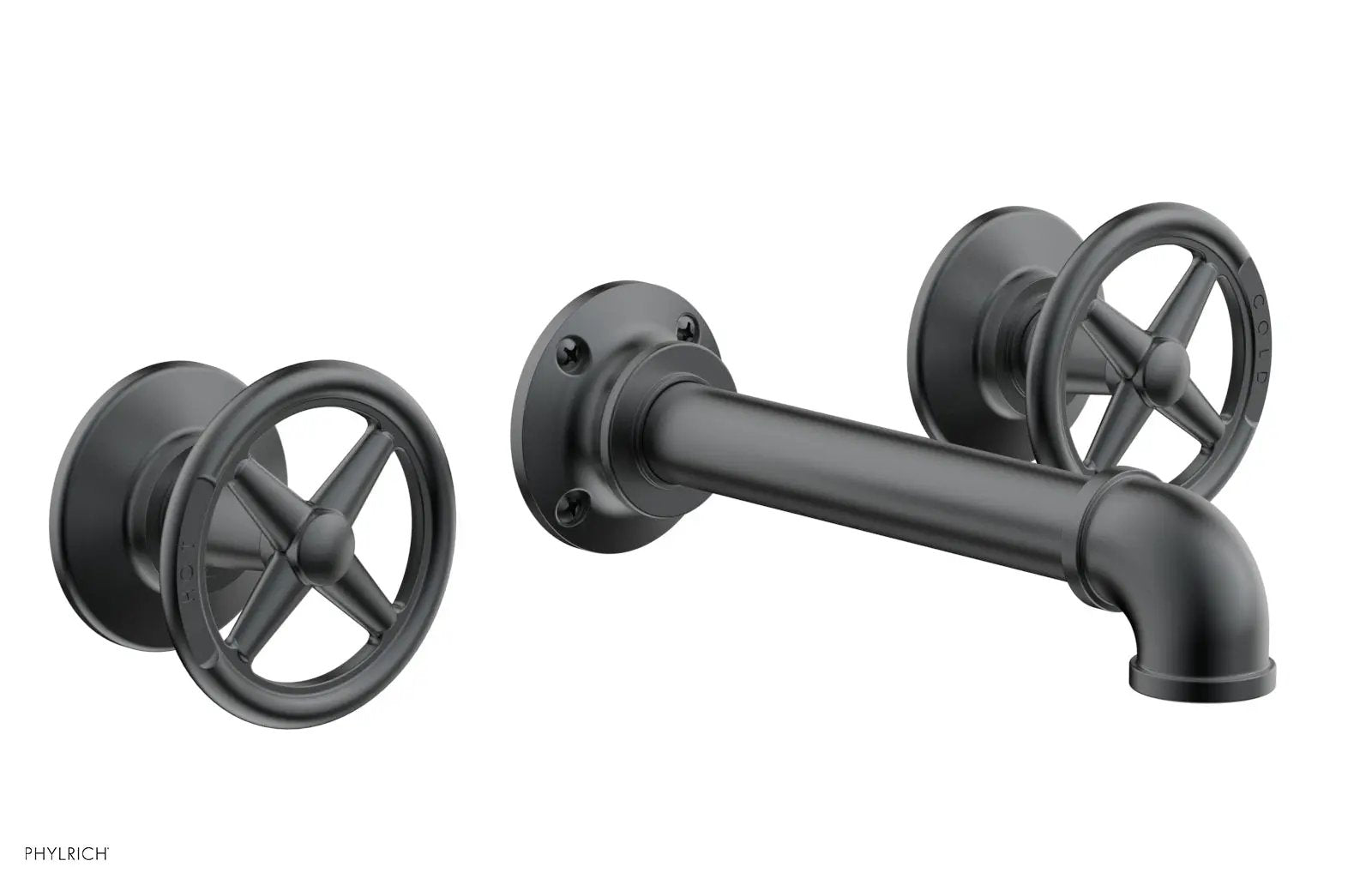 Phylrich WORKS 2 Wall Lavatory Set - Cross Handles by Phylrich