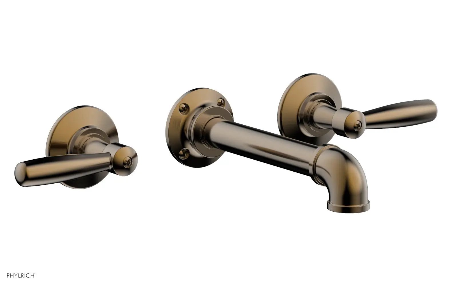 Phylrich WORKS 2 Wall Lavatory Set - Lever Handles by Phylrich