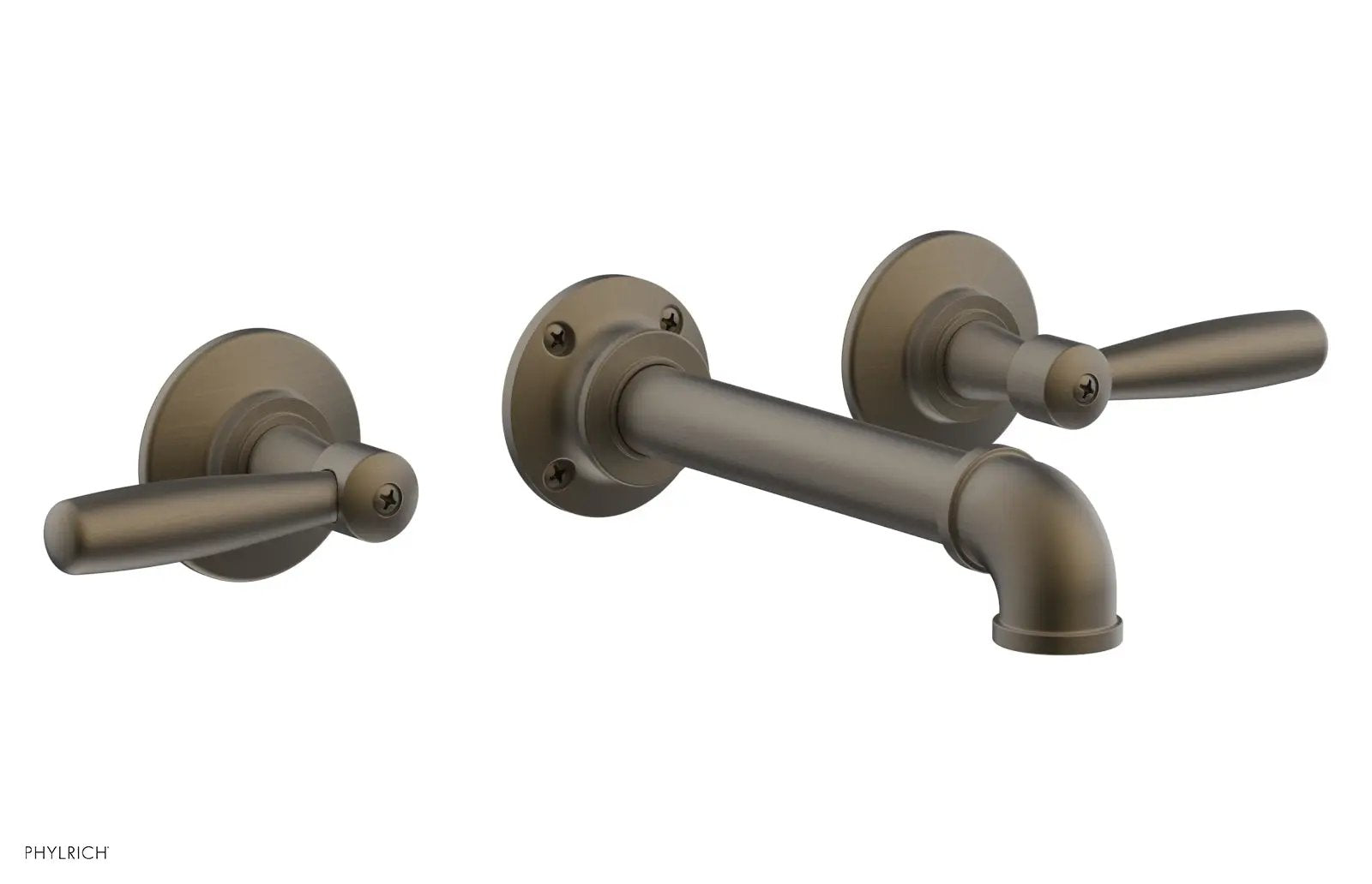 Phylrich WORKS 2 Wall Lavatory Set - Lever Handles by Phylrich