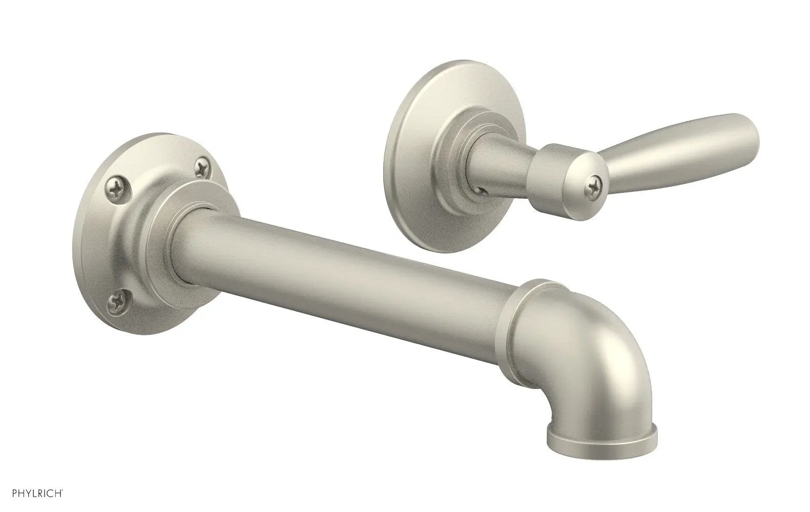 Phylrich WORKS 2 Single Handle Wall Lavatory Set - Lever Handles by Phylrich