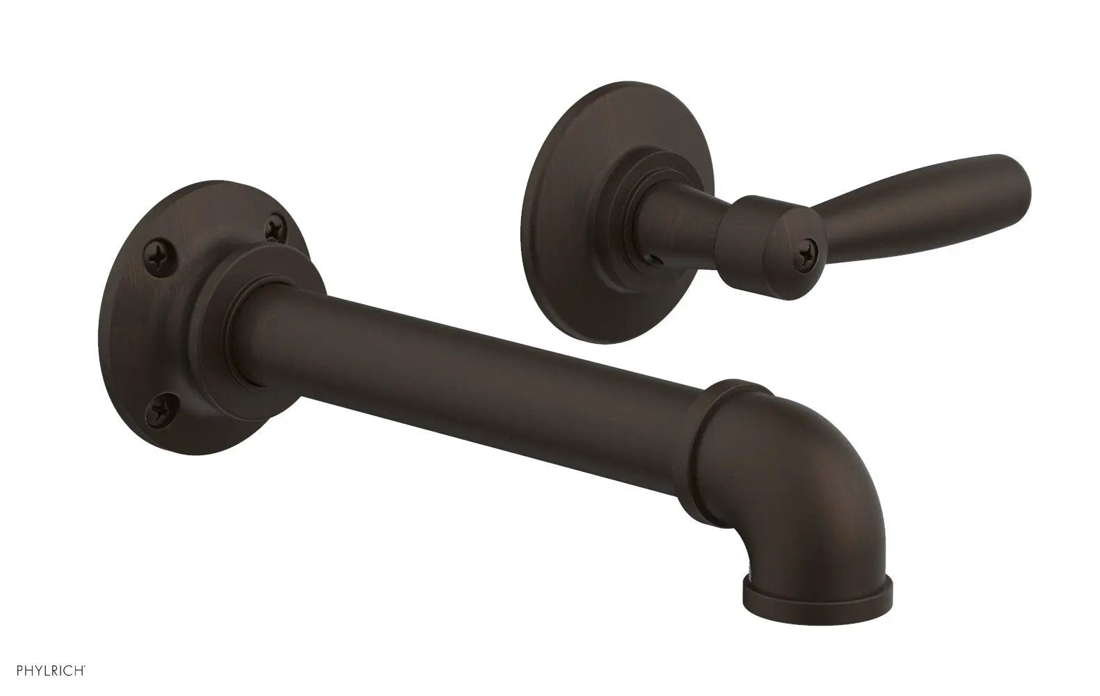 Phylrich WORKS 2 Single Handle Wall Lavatory Set - Lever Handles by Phylrich
