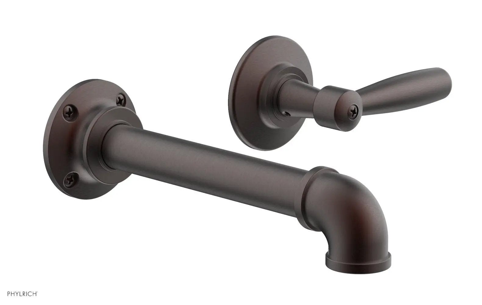 Phylrich WORKS 2 Single Handle Wall Lavatory Set - Lever Handles by Phylrich