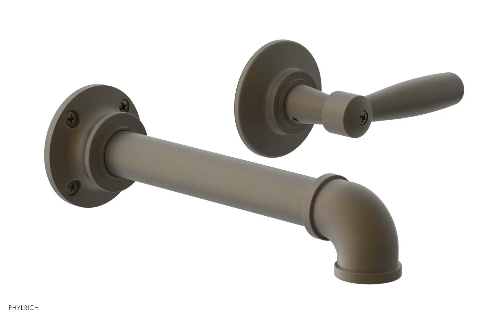 Phylrich WORKS 2 Single Handle Wall Lavatory Set - Lever Handles by Phylrich