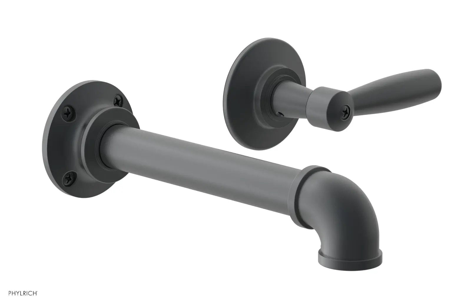 Phylrich WORKS 2 Single Handle Wall Lavatory Set - Lever Handles by Phylrich