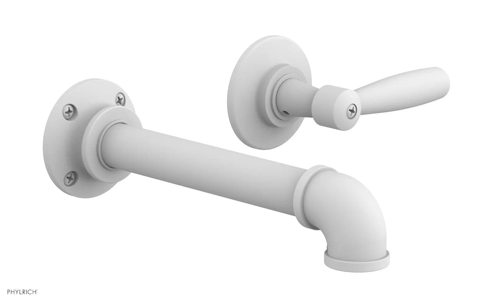 Phylrich WORKS 2 Single Handle Wall Lavatory Set - Lever Handles by Phylrich