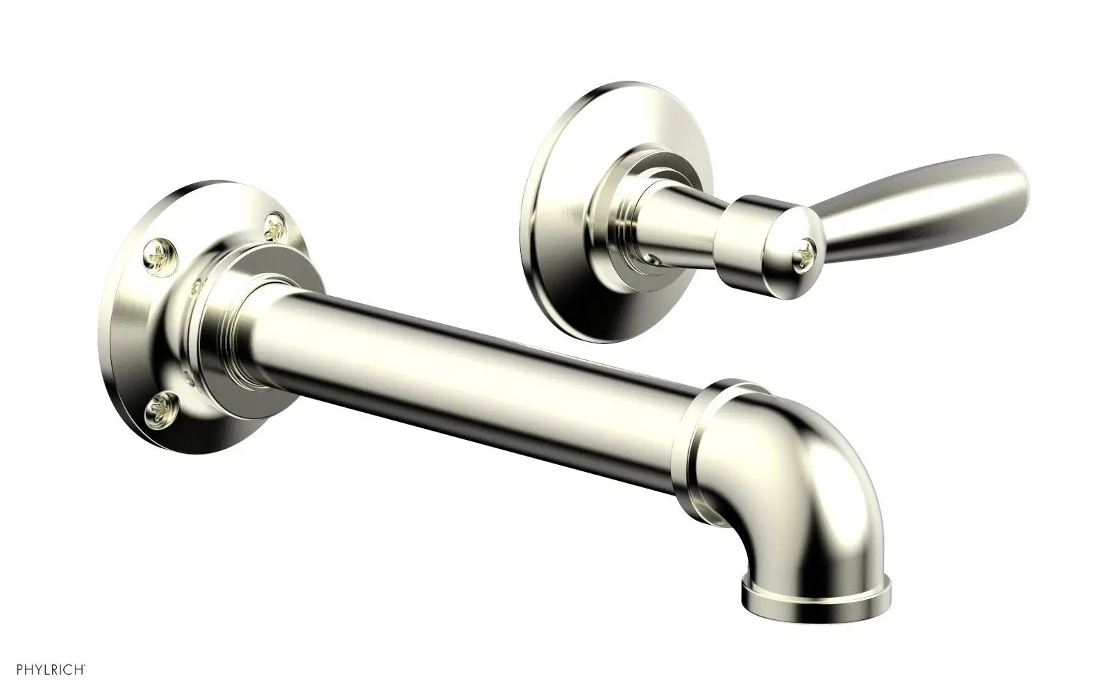 Phylrich WORKS 2 Single Handle Wall Lavatory Set - Lever Handles by Phylrich