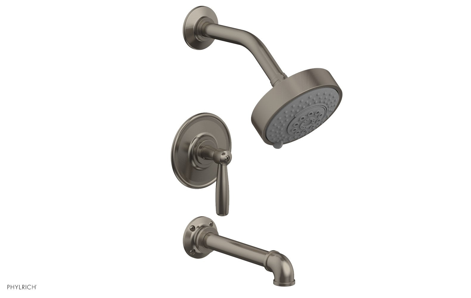 Phylrich WORKS 2 Pressure Balance Tub and Shower Set - Lever Handle