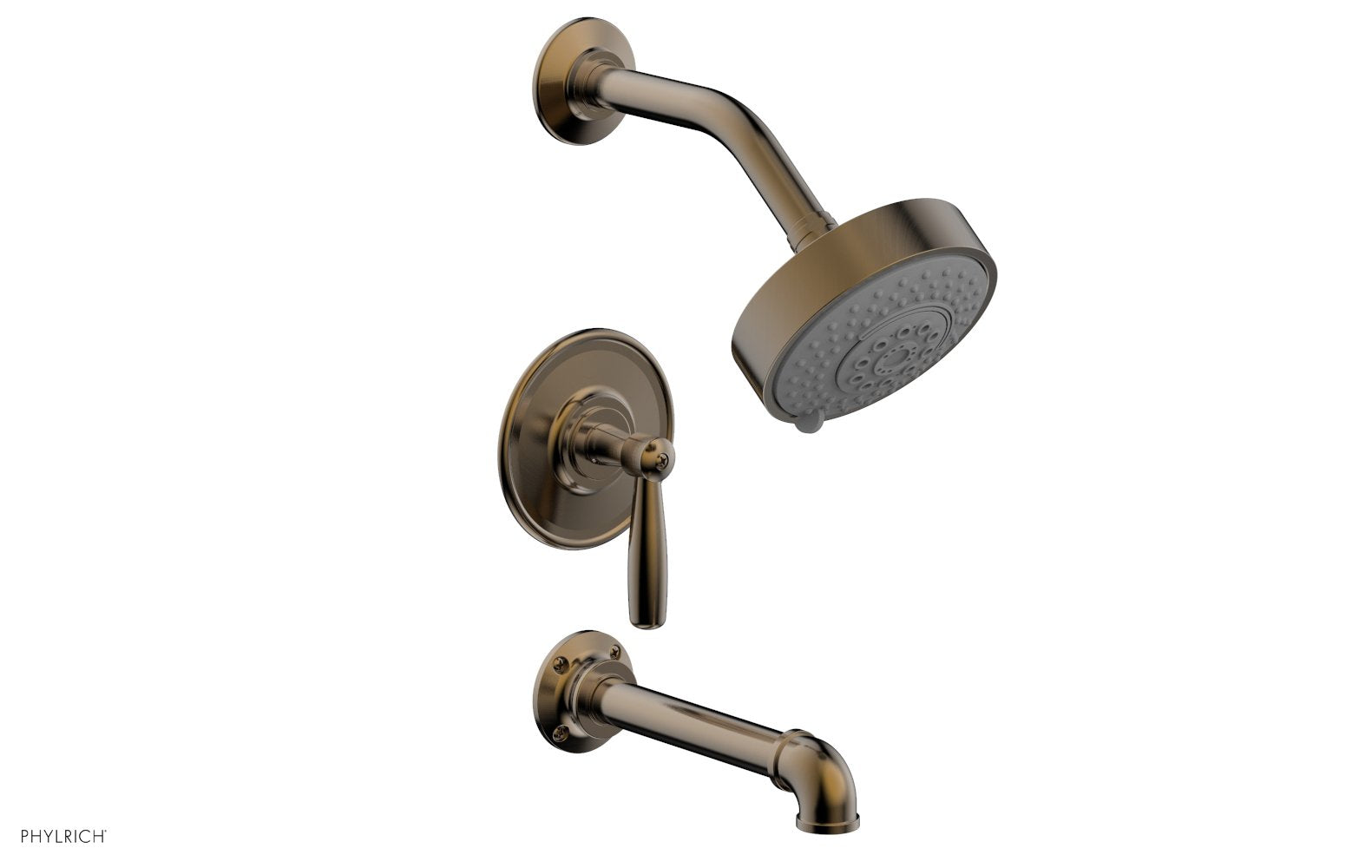 Phylrich WORKS 2 Pressure Balance Tub and Shower Set - Lever Handle