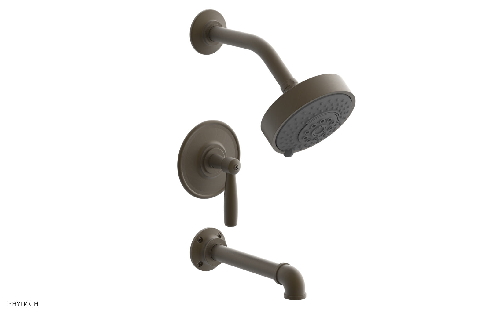 Phylrich WORKS 2 Pressure Balance Tub and Shower Set - Lever Handle