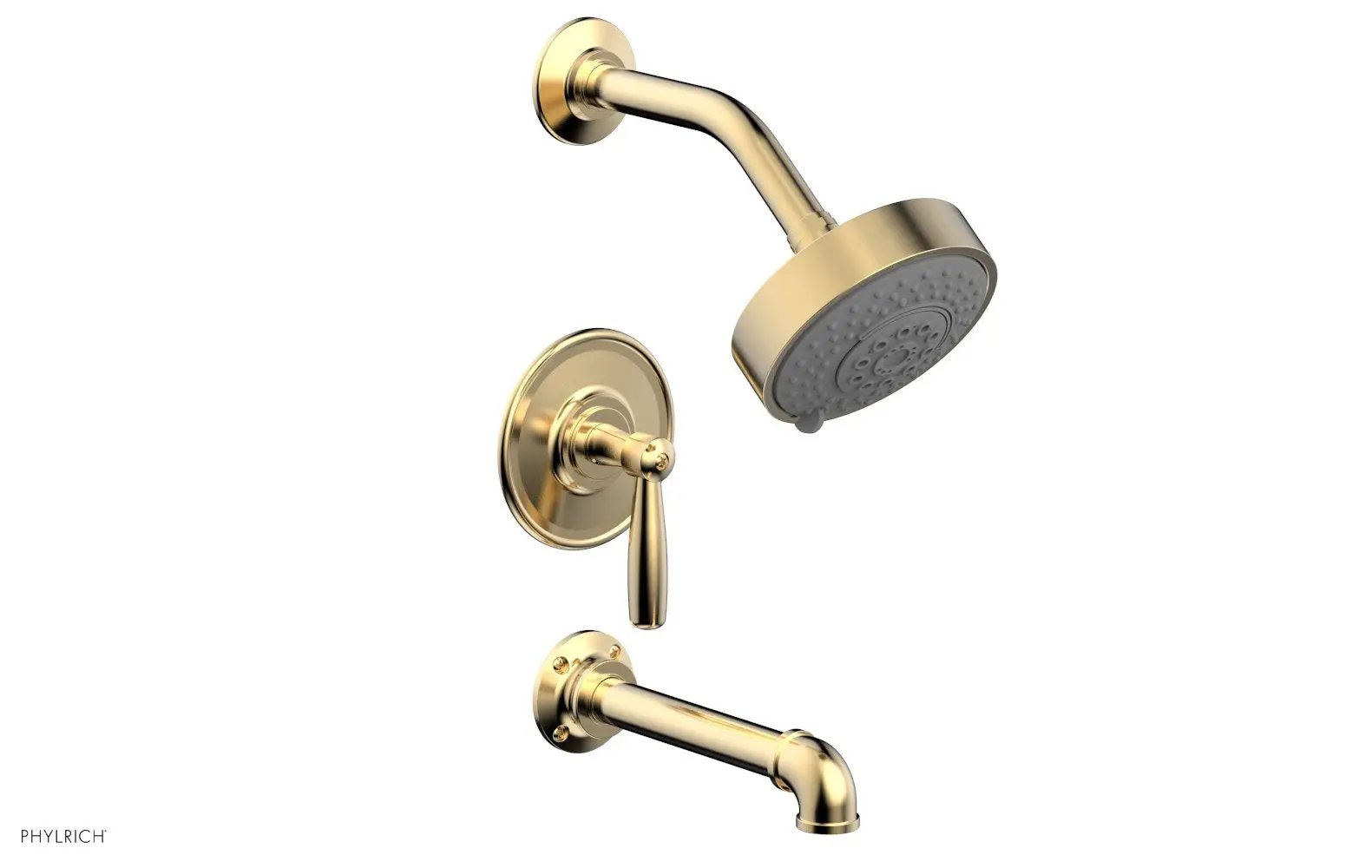 Phylrich WORKS 2 Pressure Balance Tub and Shower Set - Lever Handle by Phylrich