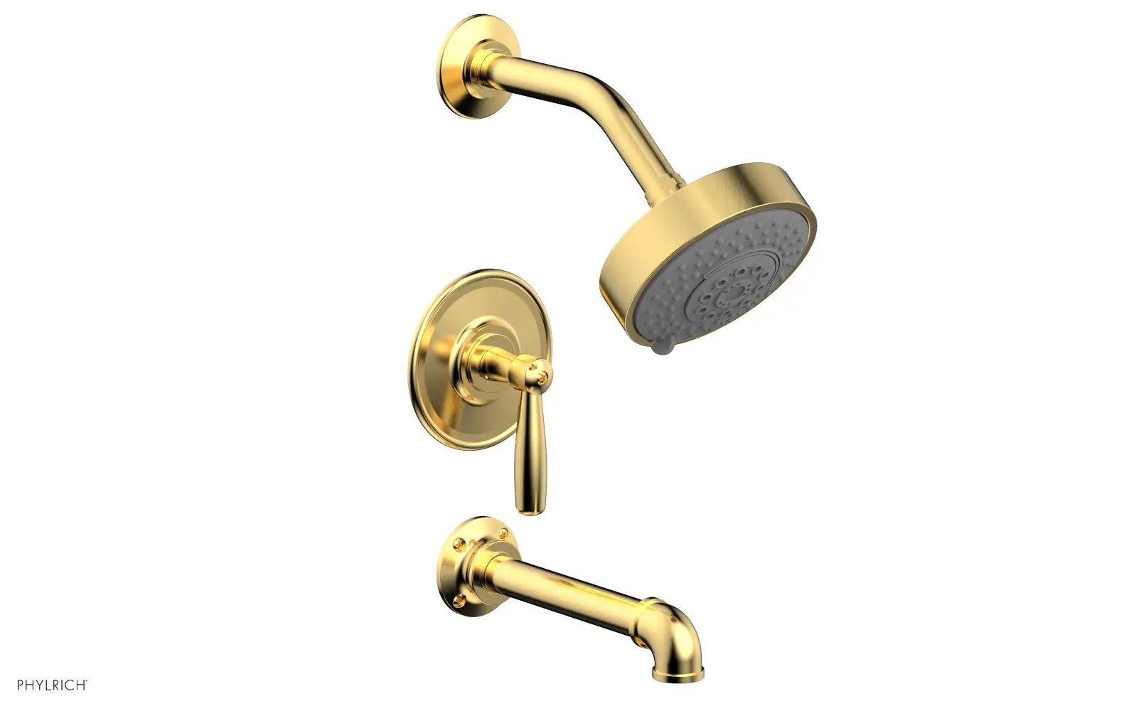 Phylrich WORKS 2 Pressure Balance Tub and Shower Set - Lever Handle by Phylrich
