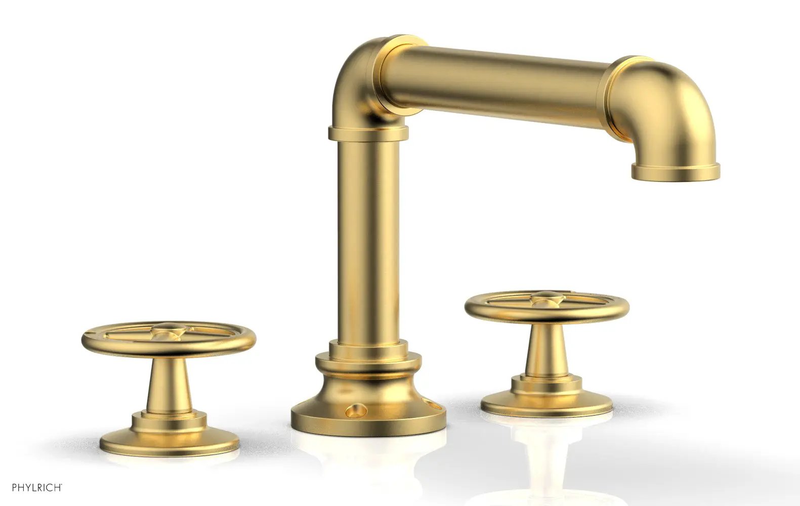 Phylrich WORKS 2 Deck Tub Set - Cross Handles by Phylrich