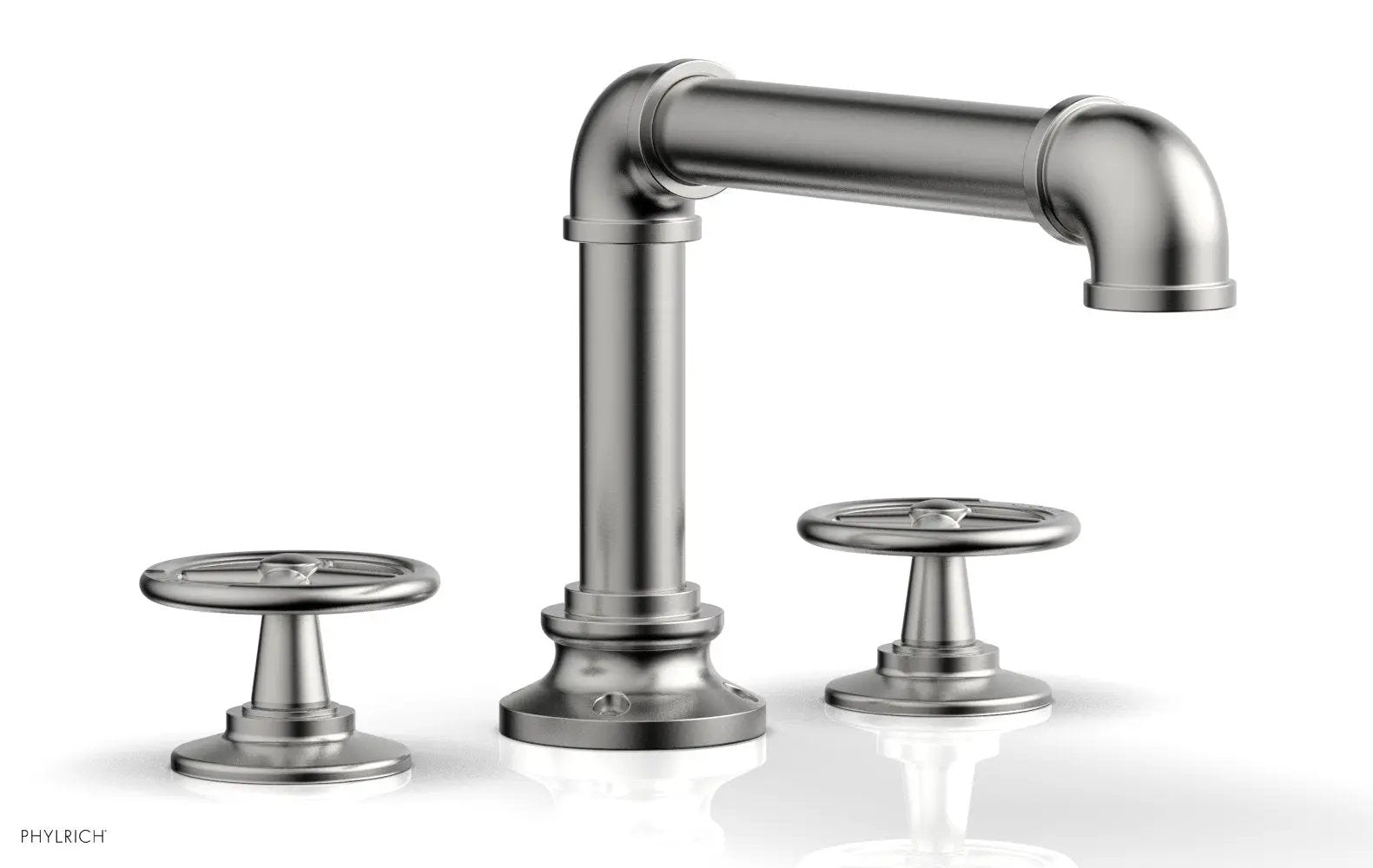 Phylrich WORKS 2 Deck Tub Set - Cross Handles by Phylrich