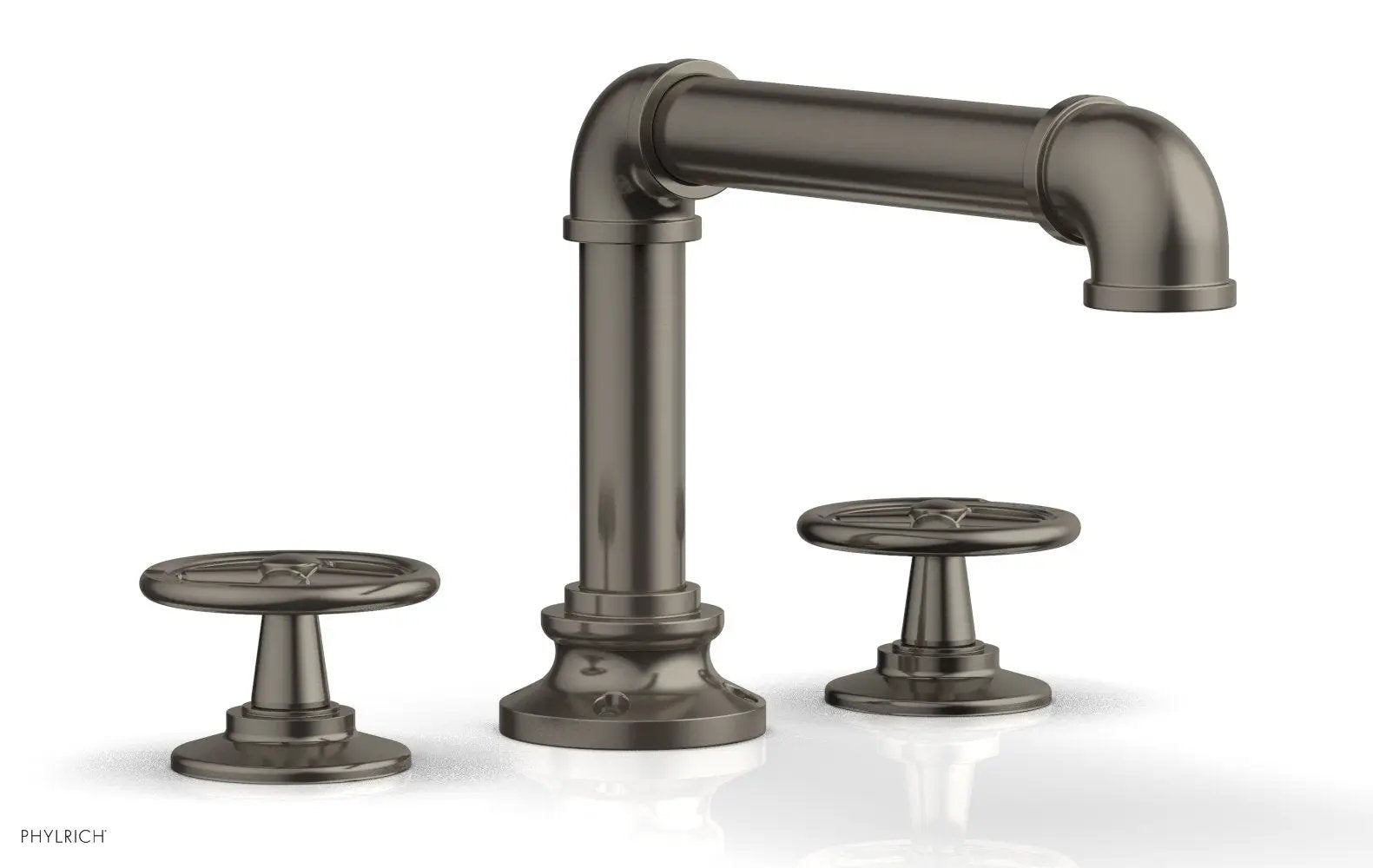 Phylrich WORKS 2 Deck Tub Set - Cross Handles by Phylrich