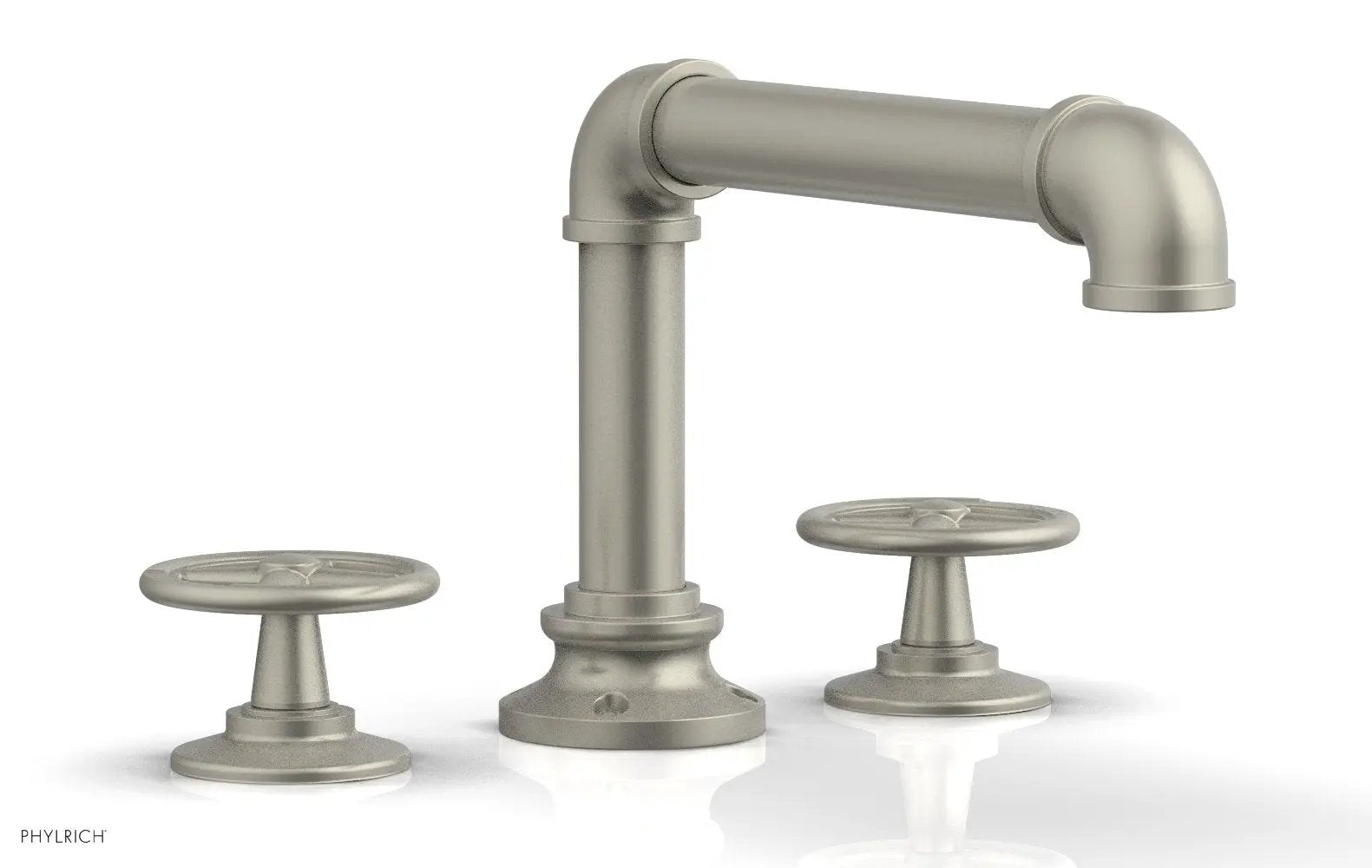 Phylrich WORKS 2 Deck Tub Set - Cross Handles by Phylrich
