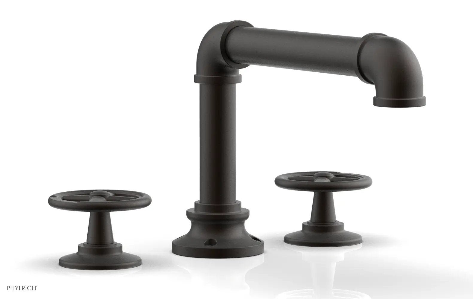 Phylrich WORKS 2 Deck Tub Set - Cross Handles by Phylrich