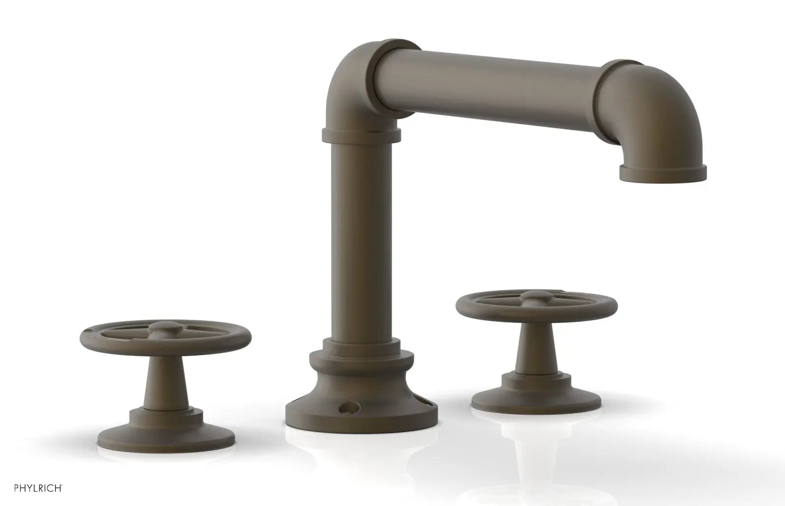 Phylrich WORKS 2 Deck Tub Set - Cross Handles by Phylrich
