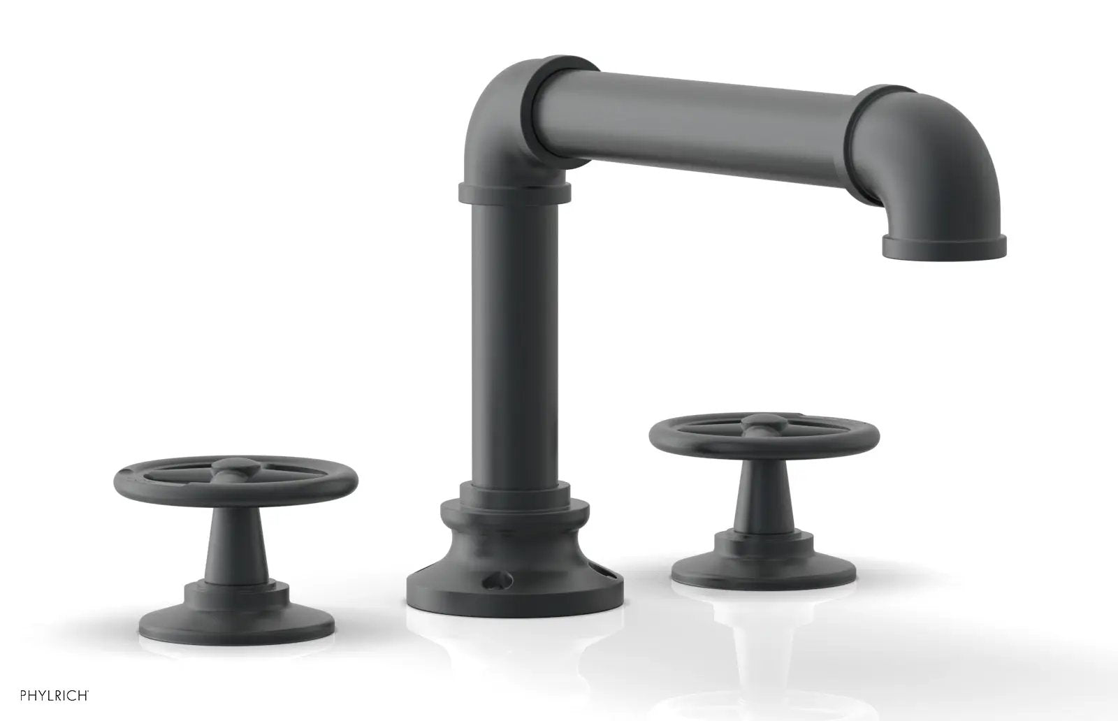Phylrich WORKS 2 Deck Tub Set - Cross Handles by Phylrich