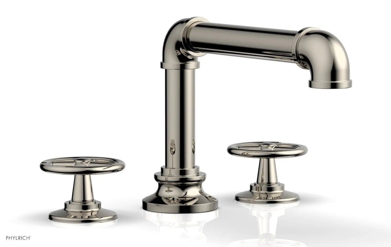 Phylrich WORKS 2 Deck Tub Set - Cross Handles by Phylrich