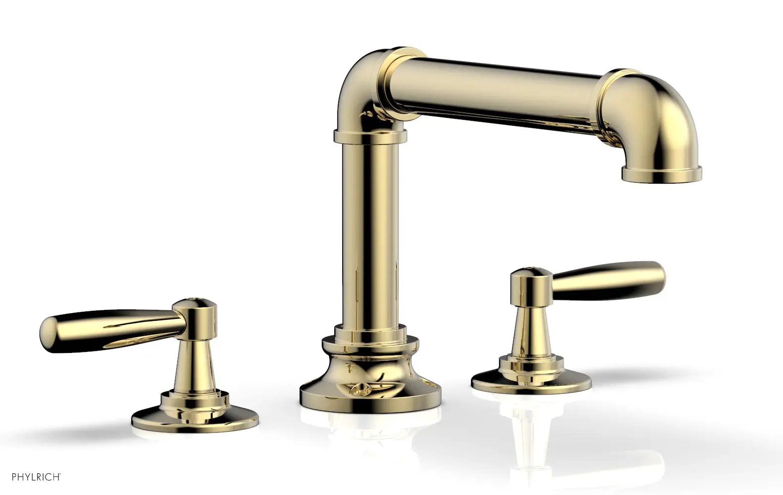 Phylrich WORKS 2 Deck Tub Set - Lever Handles by Phylrich