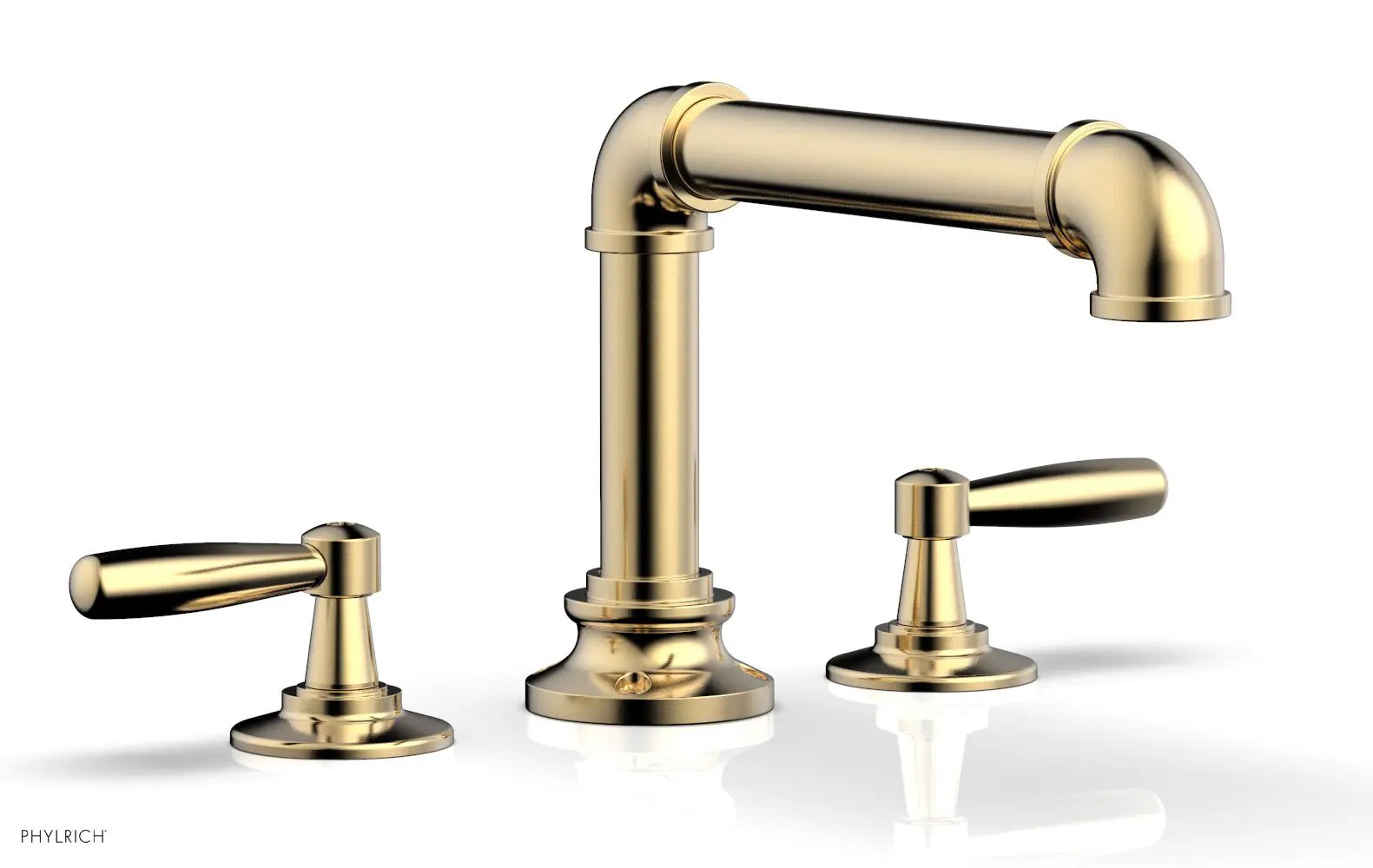 Phylrich WORKS 2 Deck Tub Set - Lever Handles by Phylrich
