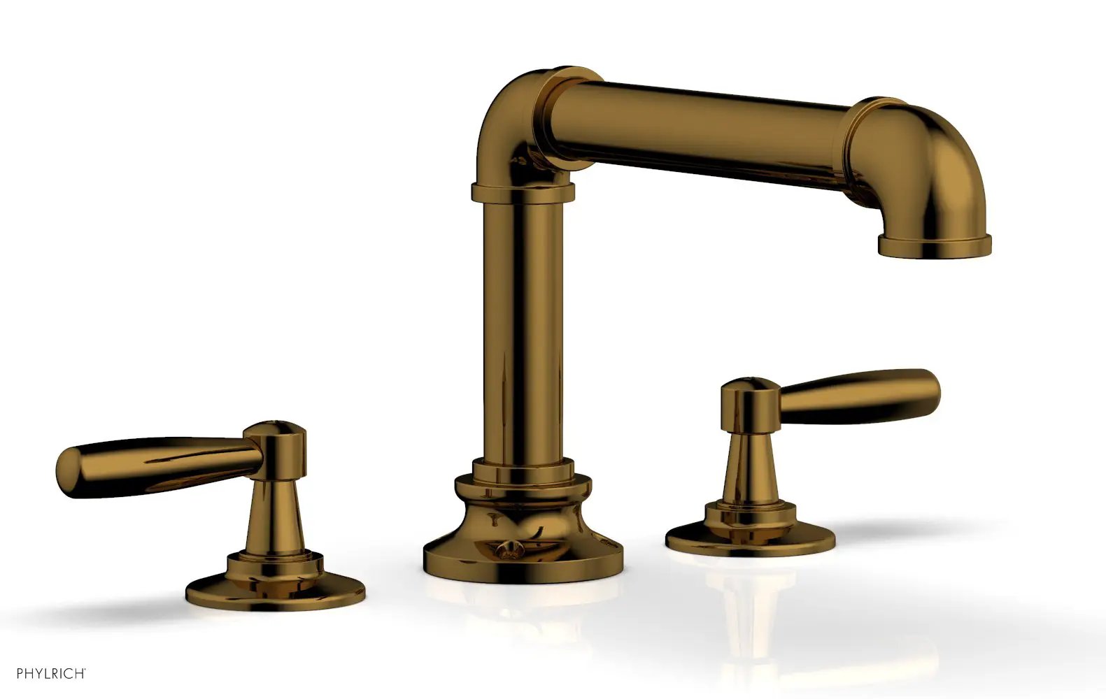 Phylrich WORKS 2 Deck Tub Set - Lever Handles by Phylrich