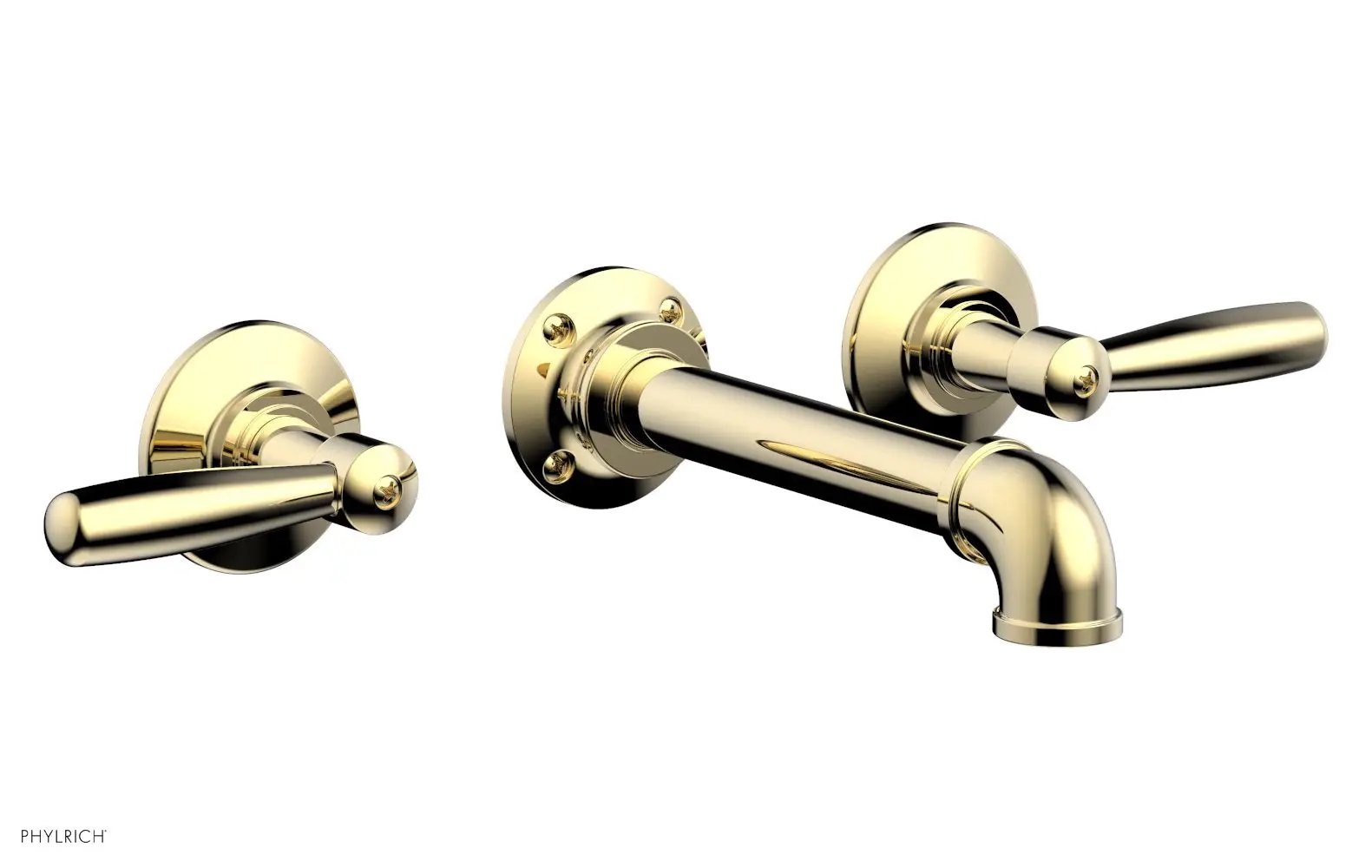 Phylrich WORKS 2 Wall Tub Set - Lever Handles by Phylrich