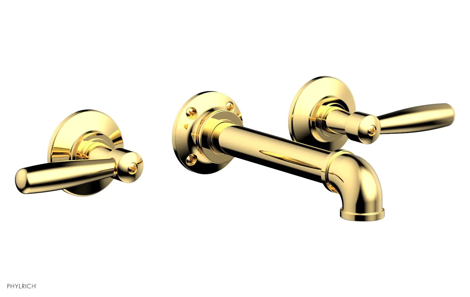 Phylrich WORKS 2 Wall Tub Set - Lever Handles by Phylrich