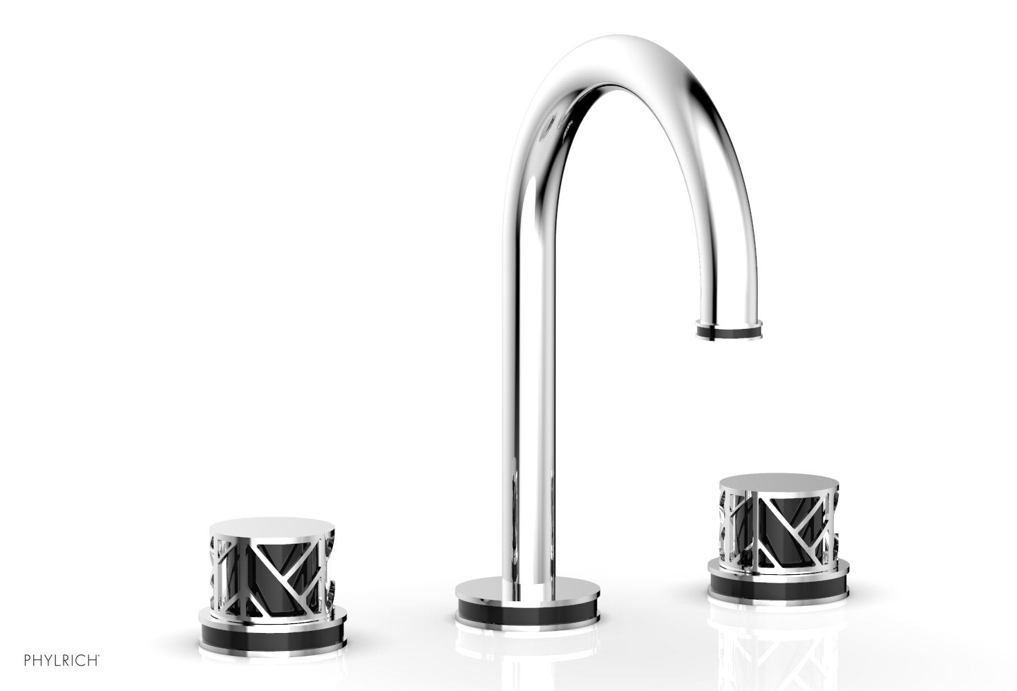 polished chrome faucet