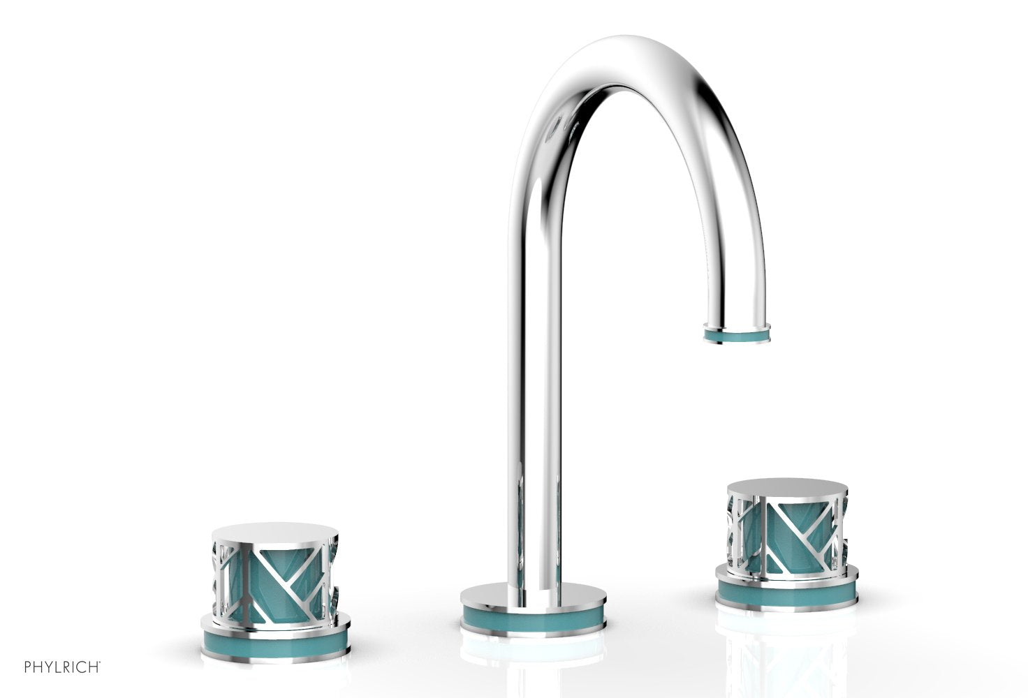 polished chrome faucet