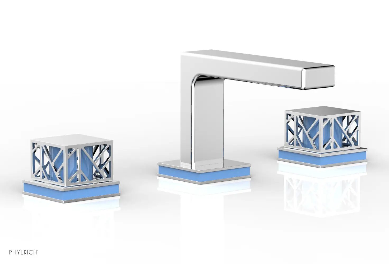 polished chrome faucet