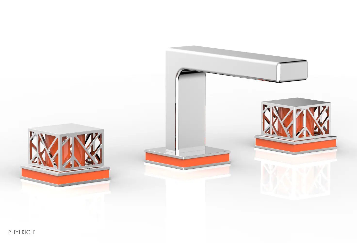 polished chrome faucet