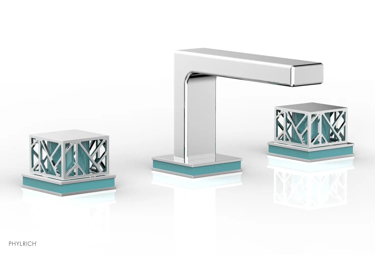 polished chrome faucet