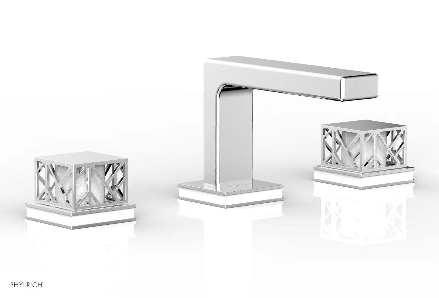 polished chrome faucet