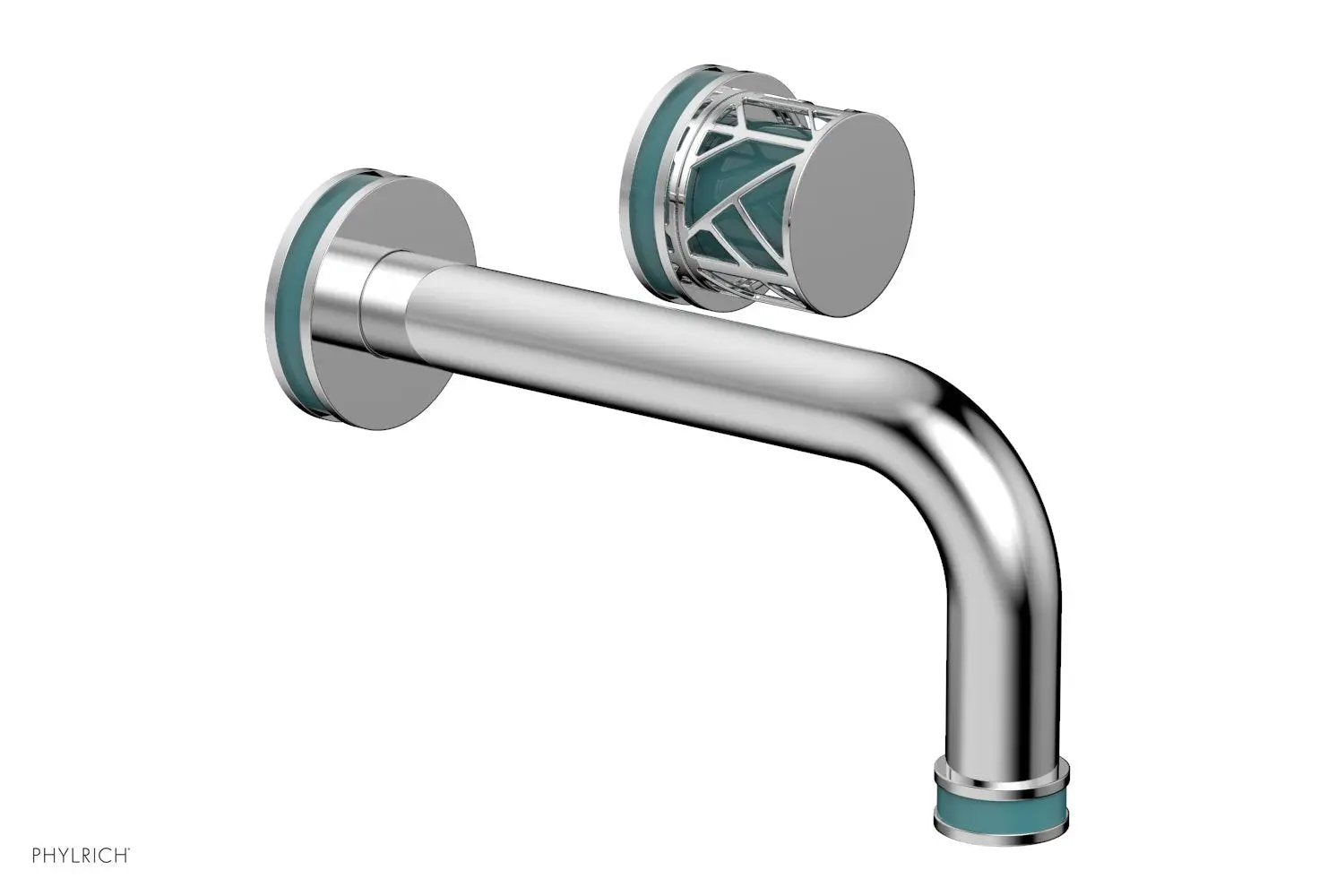 polished chrome lavatory set