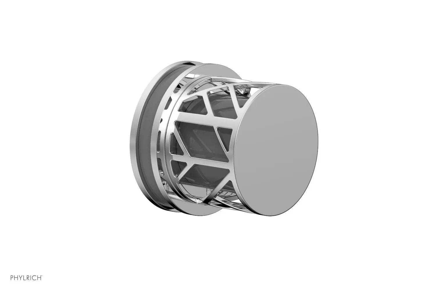 polished chrome volume control