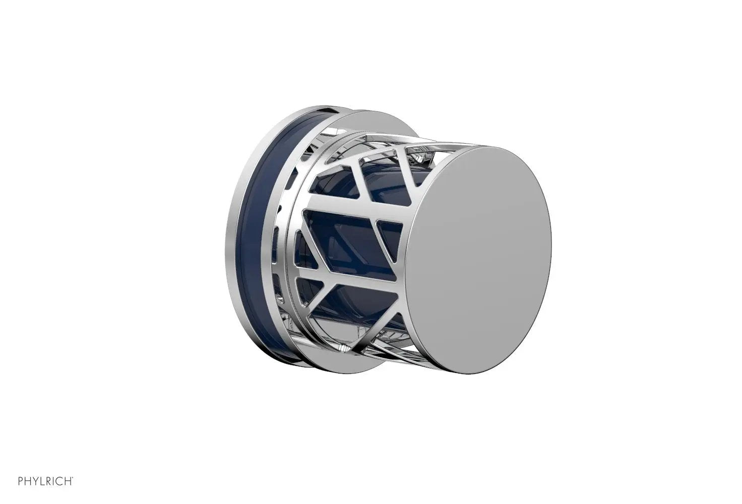 polished chrome volume control