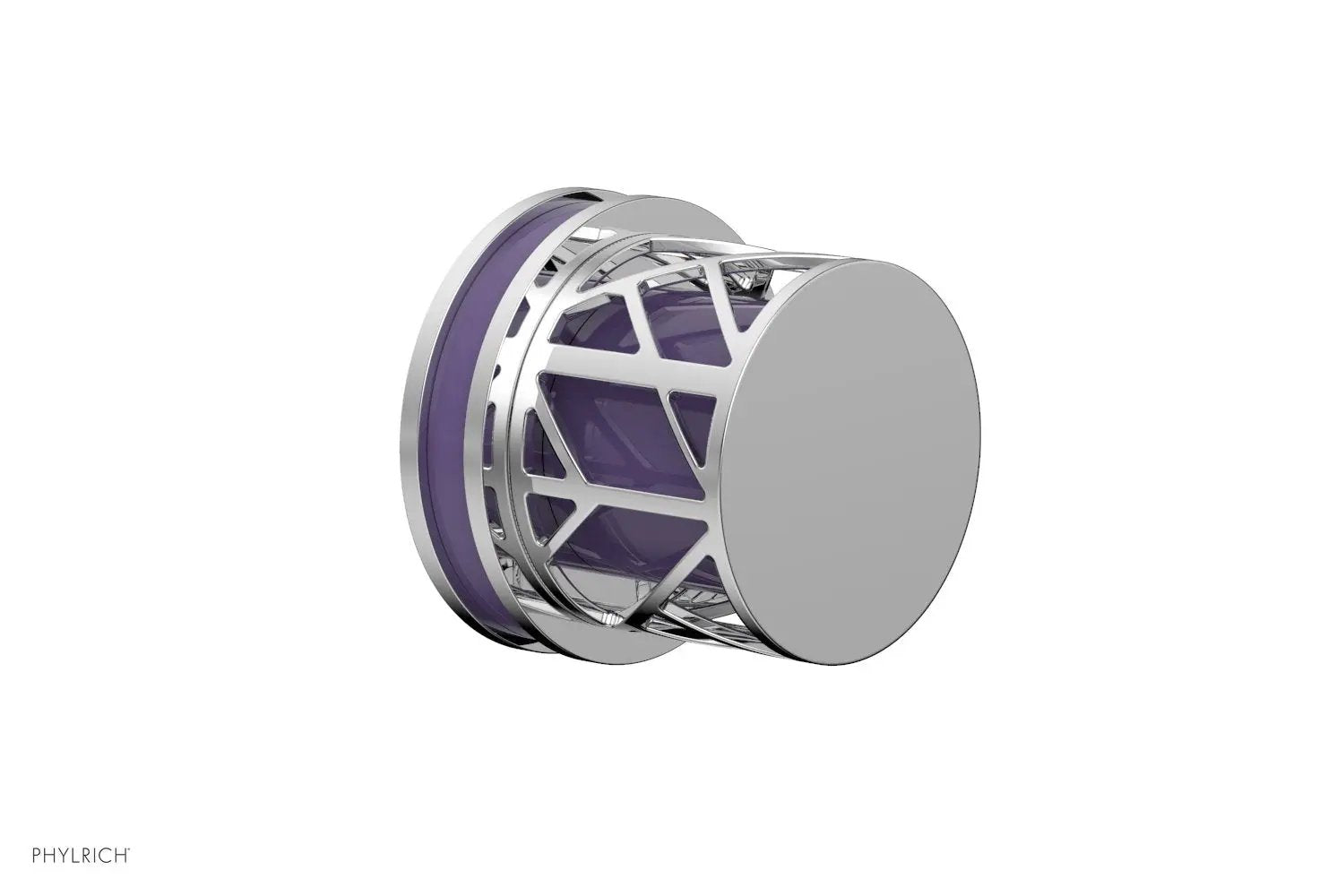 polished chrome volume control