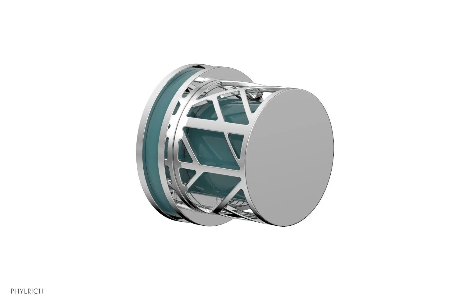 polished chrome volume control