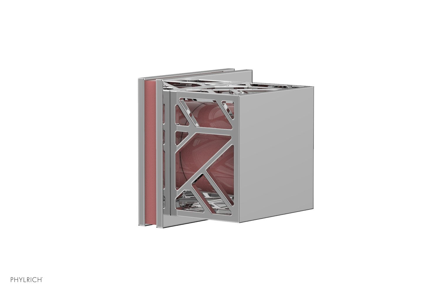 polished chrome volume control