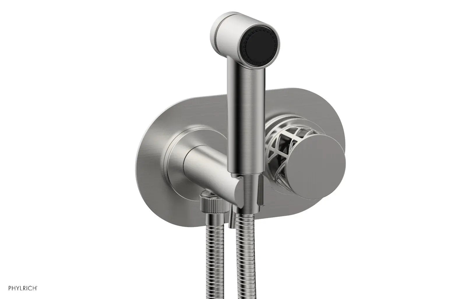 Phylrich JOLIE Wall Mounted Bidet, Round Handle with "Black" Accents by Phylrich