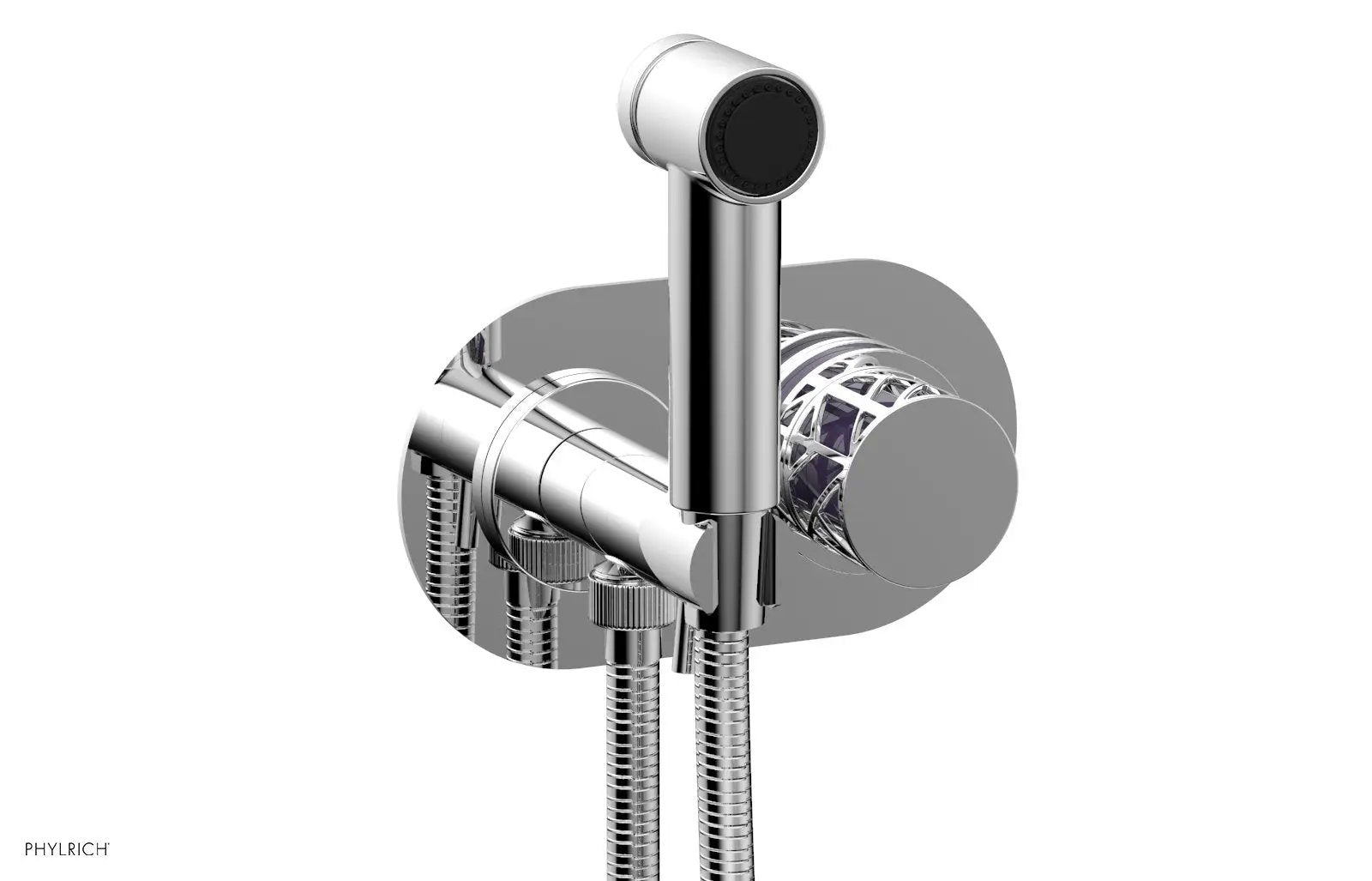 polished chrome bidet