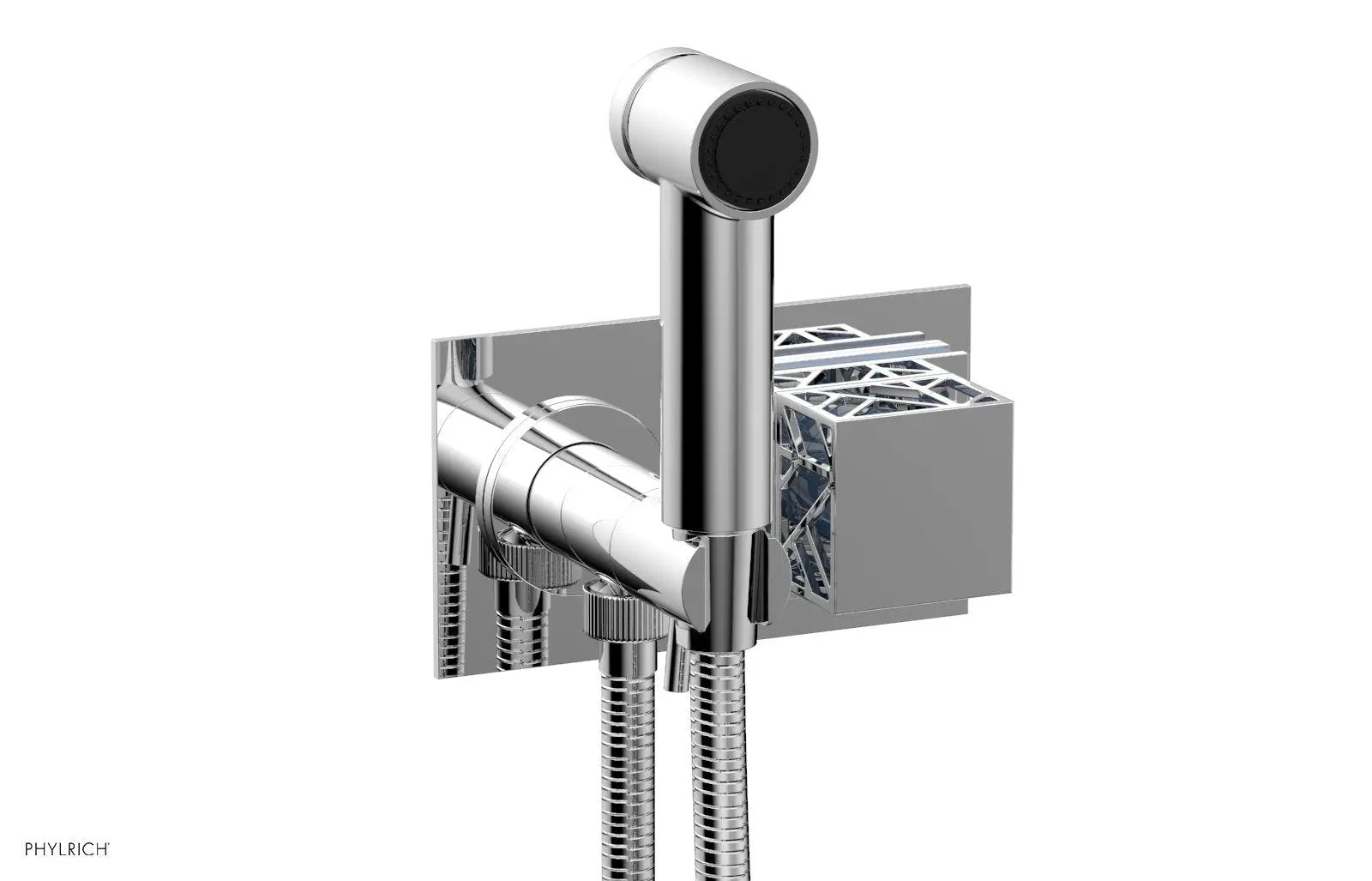 polished chrome bidet