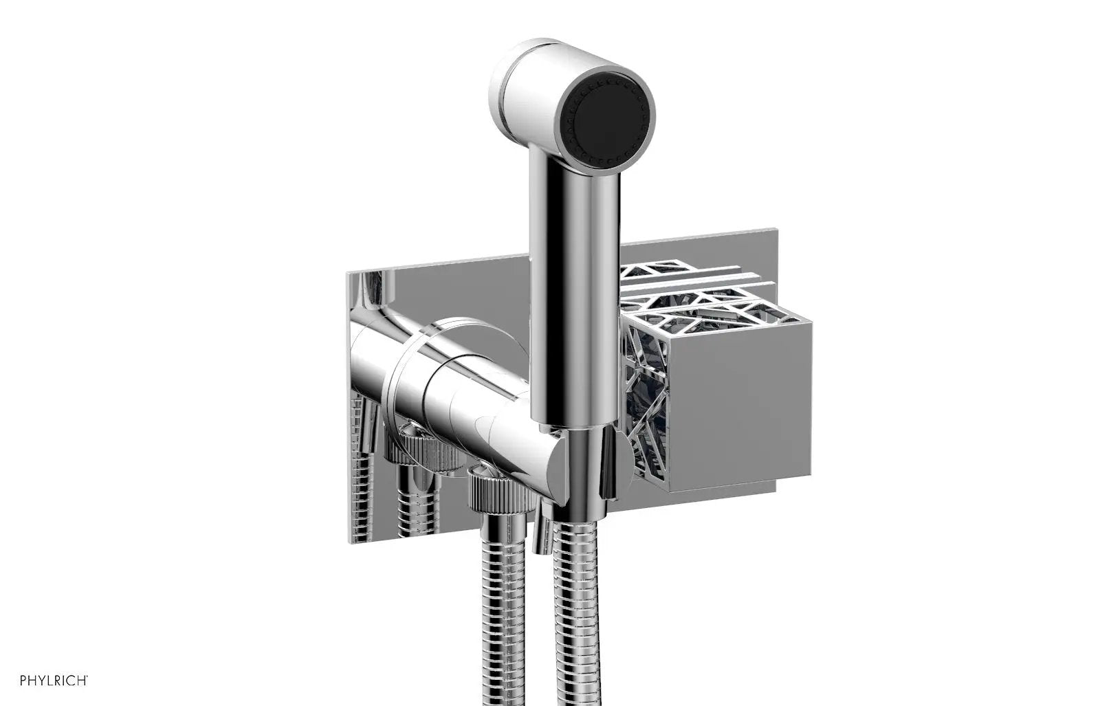 polished chrome bidet